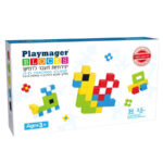 playmager blocks magna cube 3D pieces50 بلاي ماجر مكعبات 3D