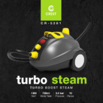 ⁦Crest Turbo Steam Cleaner – CR-5139 جهاز تنظيف بالبخار توربو كريست⁩ - الصورة ⁦2⁩