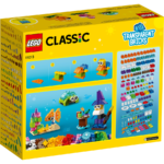 ⁦LEGO Classic Creative Transparent Bricks Building Set 11013 مجموعة المكعبات الشفافة الابداعية⁩ - الصورة ⁦3⁩