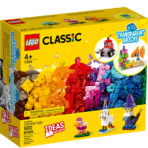 LEGO Classic Creative Transparent Bricks Building Set 11013 مجموعة المكعبات الشفافة الابداعية
