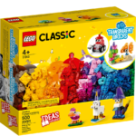 LEGO Classic Creative Transparent Bricks Building Set 11013 مجموعة المكعبات الشفافة الابداعية