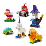 ⁦LEGO Classic Creative Transparent Bricks Building Set 11013 مجموعة المكعبات الشفافة الابداعية⁩ - الصورة ⁦2⁩