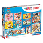 Clementoni Supercolor 10in1 Paw Patrol بازل سوبر كولور 10 في 1 باو باترول