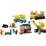 ⁦LEGO City Construction Trucks and Wrecking Ball Crane ليجو سيتي رافعة كرة الهدم 60391⁩ - الصورة ⁦5⁩