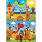 ⁦Educa Dragons & Knights Puzzle بازل التنين والفرسان⁩ - الصورة ⁦3⁩