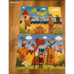 ⁦Educa Dragons & Knights Puzzle بازل التنين والفرسان⁩ - الصورة ⁦2⁩