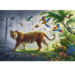 ⁦Jigsaw Puzzle Jungle Tiger بازل خشبي نمر الغابة⁩ - الصورة ⁦2⁩