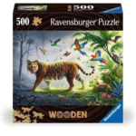 Jigsaw Puzzle Jungle Tiger بازل خشبي نمر الغابة