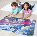 ⁦Outer Space Glow-in-the-Dark Floor Puzzle بازل الفضاء الخارجي⁩ - الصورة ⁦3⁩
