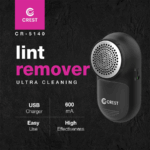 ⁦Crest Lint Remover Rechargeable Fabric Shaver – CR-5140 مزيل وبر الملابس كريست القابل للشحن⁩ - الصورة ⁦3⁩