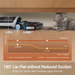 ⁦Dreame H14 Dual Cordless Vacuum دريمي مكنسة كهربائية لاسلكية مزدوجة⁩ - الصورة ⁦4⁩