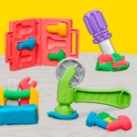 ⁦Play-Doh Stamp & Saw Tool Bench Playset بلاي دوه مقعد أداة المنشار والختم⁩ - الصورة ⁦10⁩