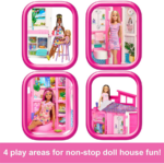 ⁦Barbie Dollhouse Playset باربي بيت الدمى⁩ - الصورة ⁦2⁩