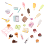 ⁦Our Generation Ice Cream Cart For Doll أور جينيريشن للدمى عربة الآيس كريم⁩ - الصورة ⁦2⁩