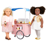 ⁦Our Generation Ice Cream Cart For Doll أور جينيريشن للدمى عربة الآيس كريم⁩ - الصورة ⁦5⁩