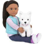 ⁦Our Generation Cassie and Pet Samoyed كاسي وجروها⁩ - الصورة ⁦4⁩