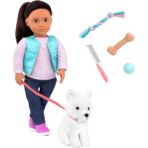 ⁦Our Generation Cassie and Pet Samoyed كاسي وجروها⁩ - الصورة ⁦2⁩