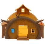 ⁦Masha And The Bear's Playhouse from Simba Toys بيت ماشا والدب⁩ - الصورة ⁦3⁩