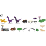 ⁦Brio Dinosaur Adventure Set 36094 بريو مجموعة مغامرات الديناصورات⁩ - الصورة ⁦3⁩