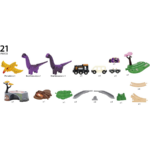 ⁦Brio Dinosaur Adventure Set 36094 بريو مجموعة مغامرات الديناصورات⁩ - الصورة ⁦3⁩