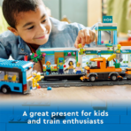 ⁦Lego City Train Station Set 60335 with Bus ليجو سيتي محطة القطار⁩ - الصورة ⁦2⁩