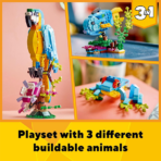 ⁦LEGO Creator 3 in 1 Exotic Parrot Building Toy Set ليجو كرييتور مجموعة بناء ببغاء غريب⁩ - الصورة ⁦4⁩