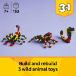 ⁦LEGO Creator 3 in 1 Wild Animals Surprising Spider 31159 ليجو كرييتور 3 في 1 حيوانات برية عنكبوت مدهش⁩ - الصورة ⁦6⁩
