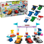 LEGO DUPLO F1 Team Race Cars & Drivers Building 10445 ليجو دوبلو سيارات وسائقي فريق سباقات الفورمولا 1