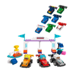 ⁦LEGO DUPLO F1 Team Race Cars & Drivers Building 10445 ليجو دوبلو سيارات وسائقي فريق سباقات الفورمولا 1⁩ - الصورة ⁦7⁩