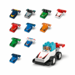 ⁦LEGO DUPLO F1 Team Race Cars & Drivers Building 10445 ليجو دوبلو سيارات وسائقي فريق سباقات الفورمولا 1⁩ - الصورة ⁦4⁩