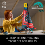 ⁦LEGO Technic Emirates Team New Zealand AC75 Yacht Building Set for Adults 42174 ليجو تكنيك بناء يخت فريق الإمارات نيوزيلندا⁩ - الصورة ⁦6⁩