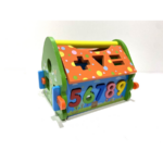 ⁦Sorter Limo Toy wooden smart house with hammer ليموزين سورتر منزل خشبي ذكي مع مطرقة⁩ - الصورة ⁦2⁩