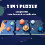 ⁦Wooden Solar System Model Board المجموعة الشمسية الخشبية⁩ - الصورة ⁦6⁩