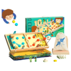Mideer - 10-in-1 Carrom Board Game MD2131 ميدير - لعبة كاروم 10 في 1