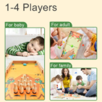 ⁦Mideer - 10-in-1 Carrom Board Game MD2131 ميدير - لعبة كاروم 10 في 1⁩ - الصورة ⁦3⁩