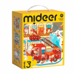 Mideer - 3-in-1 Level Up Puzzle - Rescue Team - Level 3 MD1478 ميدير - لغز 3 في 1 للارتقاء إلى المستوى الأعلى - فريق الإنقاذ - المستوى 3