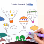 ⁦Mideer Drawing Coloring Book-GIRLS MD4093 ميدير كتاب رسم وتلوين - للبنات⁩ - الصورة ⁦7⁩