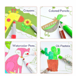 ⁦Mideer Drawing Coloring Book-GIRLS MD4093 ميدير كتاب رسم وتلوين - للبنات⁩ - الصورة ⁦9⁩