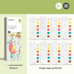 ⁦Mideer Paint w/ Water Booklet - Enchanted Garden MD4195ميدير كتيب الرسم بالماء - الحديقة المسحورة⁩ - الصورة ⁦2⁩