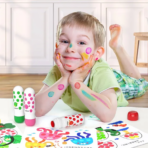 ⁦Mideer Magic Dot Markers - 6pcs MD6200ميدير أقلام تحديد النقاط السحرية - 6 قطع⁩ - الصورة ⁦10⁩