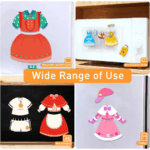 ⁦Mideer Magnetic Puzzle- Sweet Girl 2 in 1 MD3233 ميدير  أحجية مغناطيسية - فتاة لطيفة 2 في 1⁩ - الصورة ⁦5⁩