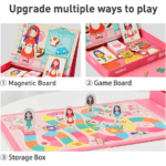 ⁦Mideer Magnetic Puzzle- Sweet Girl 2 in 1 MD3233 ميدير  أحجية مغناطيسية - فتاة لطيفة 2 في 1⁩ - الصورة ⁦4⁩