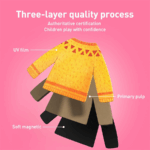 ⁦Mideer Magnetic Puzzle- Sweet Girl 2 in 1 MD3233 ميدير  أحجية مغناطيسية - فتاة لطيفة 2 في 1⁩ - الصورة ⁦3⁩