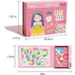 ⁦Mideer Magnetic Puzzle- Sweet Girl 2 in 1 MD3233 ميدير  أحجية مغناطيسية - فتاة لطيفة 2 في 1⁩ - الصورة ⁦2⁩