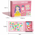 ⁦Mideer Magnetic Puzzle- Sweet Girl 2 in 1 MD3233 ميدير  أحجية مغناطيسية - فتاة لطيفة 2 في 1⁩ - الصورة ⁦2⁩