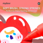 ⁦Mideer Acrylic Markers-24 MD1613ميدير أقلام أكريليك-24⁩ - الصورة ⁦7⁩