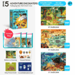 ⁦Mideer - 3-in-1 Level Up Puzzle - Amazing Adventures - Level 5 MD1486 ميدير - ألغاز 3 في 1 للارتقاء إلى المستوى الأعلى - مغامرات مذهلة - المستوى 5⁩ - الصورة ⁦6⁩