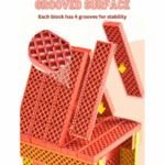 ⁦Mideer Archimedes Blocks - Warm Color Palette MD1162 ميدير أرخميدس بلوكس - لوحة ألوان دافئة⁩ - الصورة ⁦2⁩