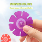⁦Mideer Colourful Snowflake Blocks - 200pcs MD1212ميدير مكعبات ندفة الثلج الملونة - 200 قطعة⁩ - الصورة ⁦2⁩