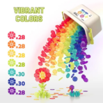 ⁦Mideer Colourful Snowflake Blocks - 200pcs MD1212ميدير مكعبات ندفة الثلج الملونة - 200 قطعة⁩ - الصورة ⁦10⁩